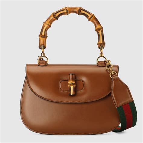 gucci bamboo handle bag|Gucci Bamboo 1947 medium top handle bag .